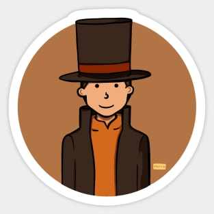 Hershel Layton Sticker